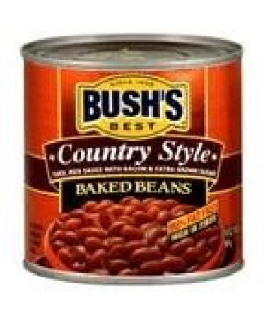 BUSH'S BEST Canned Country Style Baked Beans (Pack of 12), Source of Plant Based Protein and Fiber, Gluten Free, 16 oz - Buy Online on GoSupps.com