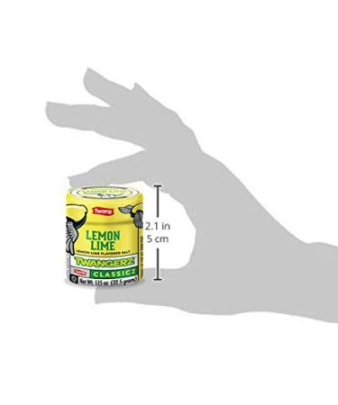 Twangerz Lemon-Lime Seasoning Salt Snack Topping 1.15oz Shaker - Pack of 20 | Tangy Lemon Lime Flavor - 20 Pack - Buy Online on GoSupps.com
