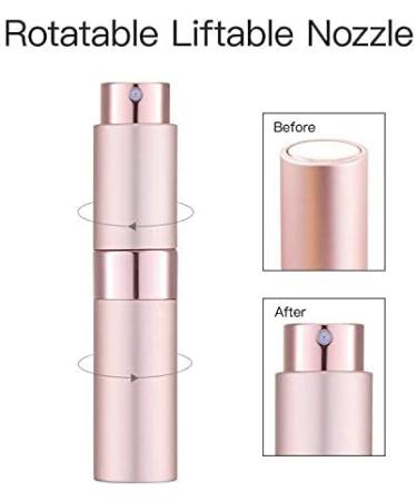 TOUREAL 8ML Perfume Atomizer - Empty Mini Spray Bottles (3 Pack) - Refillable Perfume Containers in Red Pink Violet - Ideal Travel Accessory - Buy Online on GoSupps.com