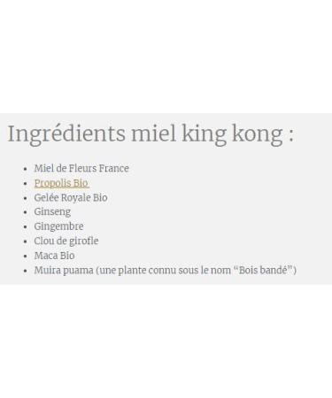 Honey King Kong Stick Booster Made in France Boost your vitality and energy! - Buy Online on GoSupps.com