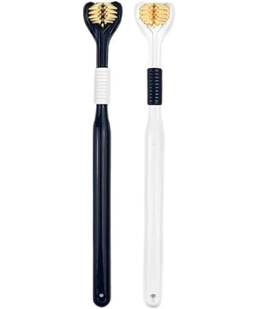 AD-BCRBgen Ultra-Fine Soft Bristle Toothbrush for Adults - 1 PC Black Toothbrush for Oral Health | Three Soft Toothed Design - Buy Online on GoSupps.com