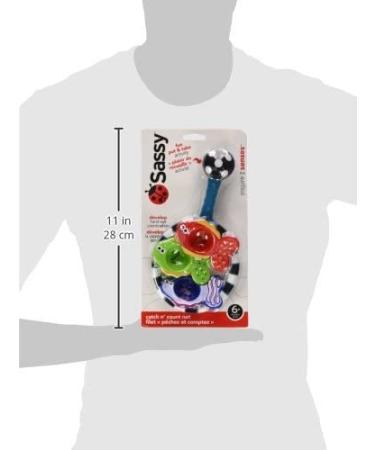 Sassy Developmental Bath Toy - Catch N Count Net Set for 6+ Months | 4 Pieces - Buy Online on GoSupps.com