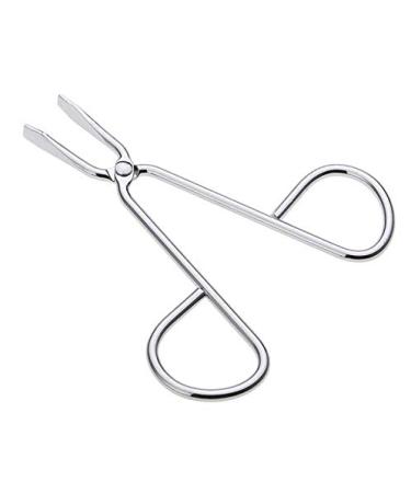 LASSUM Stainless Steel Eyebrow Scissors Shaped Tweezers - 2 PCS Straight Tip Clip - Buy Online on GoSupps.com