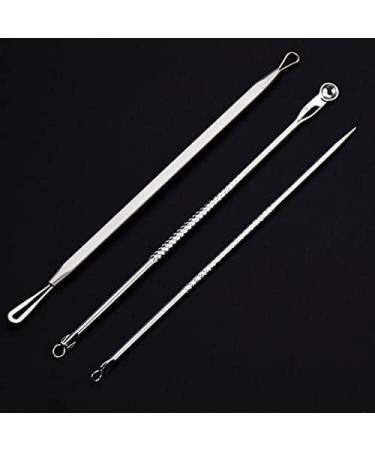 Fresh n Acne Needle - Double Head Stainless Steel Blackhead & Pimple Extractor Kit | 3pcs Facial Care Tools - Buy Online on GoSupps.com