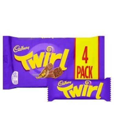 Cadbury Cadbury Twirl 4 X 34G - Paquet de 4