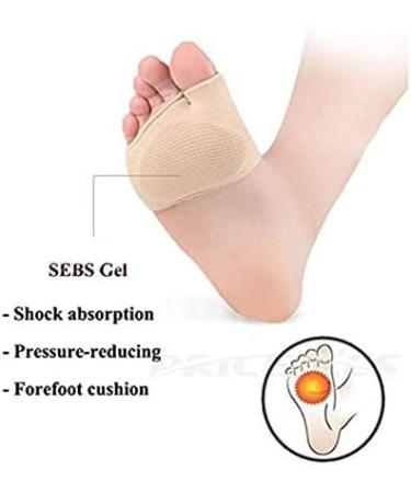 Bunion Corrector & Toe Separator with Metatarsal Gel Lining - Foot Pain Relief Sleeve for Hallux Valgus & Hammer Toe, Post Surgery Recovery - Size Large - Buy Online on GoSupps.com