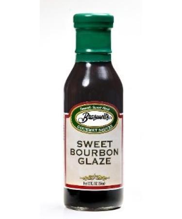 Braswell Sweet Bourbon Glaze 12 oz. Bottle (Pack of 6)