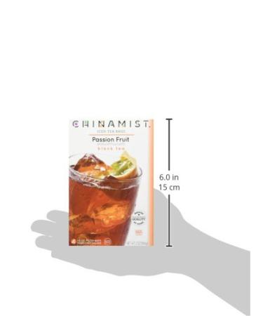 China Mist Passion Fruit Black Iced Tea Bags - 4 Count, Yields 1/2 Gallon Per Bag - Buy Online on GoSupps.com