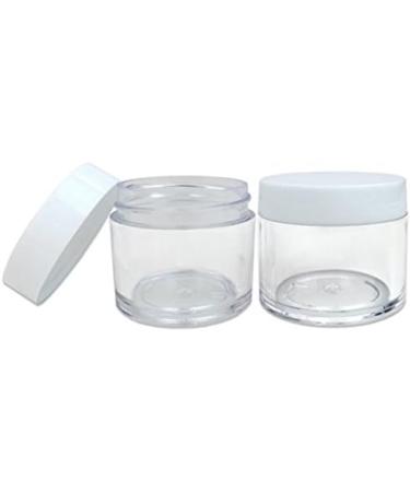 Beauticom Premium 30G/30ML Clear Jars (6 Pack) - BPA Free Round Containers with White Lids for Beads Gems Glitter & Crafts - Buy Online on GoSupps.com
