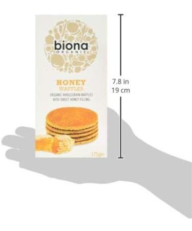 Biona Organic Honey Filling Waffles 175 g - Buy Online on GoSupps.com