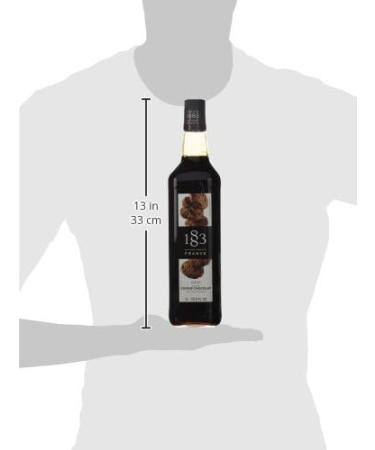 Maison Routin 1883 Chocolate Cookie Syrup Glass Bottle 1000 Milliliter - Buy Online on GoSupps.com