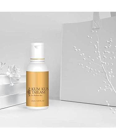 Ayurveda s Natural & Pure Kumkumadi Oil Formulation For Face & Skin Controls Acne Rosacea Pimples & Radiant Skin Glow | Pure Saffron Enriched Natural Herbal Ingredient Made (25 ML) - Buy Online on GoSupps.com
