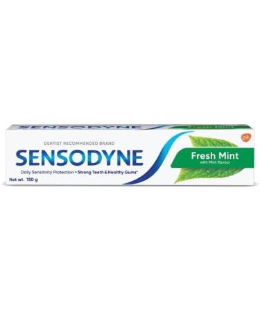 Buy Sensodyne Sensitive Toothpaste - Fresh Mint Triple Cleaning Action 150g (Pack of 2) | International Shipping Available - Buy Online on GoSupps.com