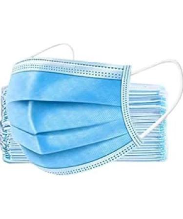 Ships from Canada- Pack of 50 Disposable Face Masks 3-Ply Ear Loop. Protective breathable dust-proof 3 layer mask. Non-Medical Protective Disposable Mask for everyday use. (Pack of 50)