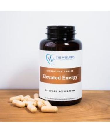 Wellness Company Elevated Energy Supplement - 120 Vegan Capsules Natural Herbal Energy Booster Non-GMO & Gluten-Free 2-Month Supply - Buy Online on GoSupps.com