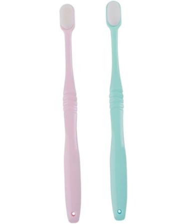 Anneome 2pcs Soft Toothbrush Set - Ideal for Teeth Washing Dental Floss and Denture Cleaning - Buy Online on GoSupps.com