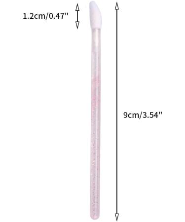 G2PLUS 200 PCS Disposable Lip Gloss Brushes - Crystal Pink Lipstick Applicator Wands for Makeup Application - Buy Online on GoSupps.com