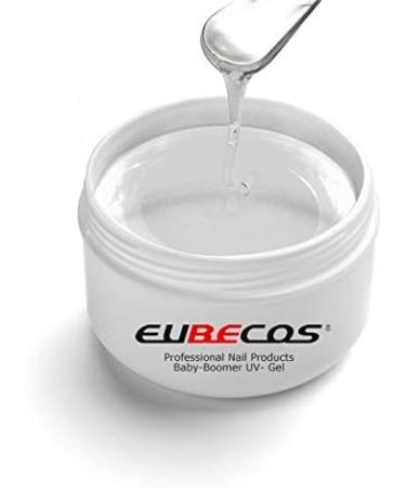  EuBeCos Eubecos 6 x 5 ml Baby Boomer Glamour French Ombre Set Pink White Made in Germany with instructions 50 x imitation diamonds and 3G adhesive Mega Fantastic Value Set - Buy Online on GoSupps.com