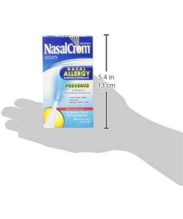 NasalCrom Nasal Spray 200 Sprays - Prevents & Relieves Allergy Symptoms - Non-Drowsy Formula - 0.88 Fl Oz - Buy Online on GoSupps.com