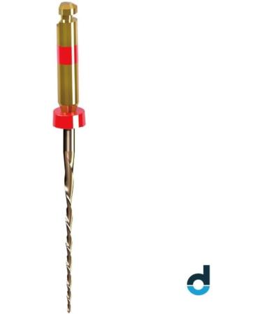 NiTi Reciprocating Solo Gold Files 25mm Taper - Pack of 6 (Size 25-08) - Premium Dental Instruments for International Shipping - Buy Online on GoSupps.com