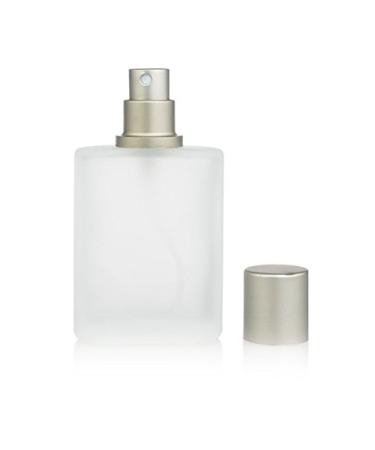 Enslz Frosted Glass Bottle Perfume Atomizer Refillable Spray Empty Perfume Bottle for Men and Women (100ml) 3.4 Ounces