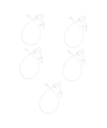 DOITOOL 5pcs Nasal Aspirator Cleaner Manual Plastic Infant 39.5x7.5cmx5pcs As Shownx5pcs