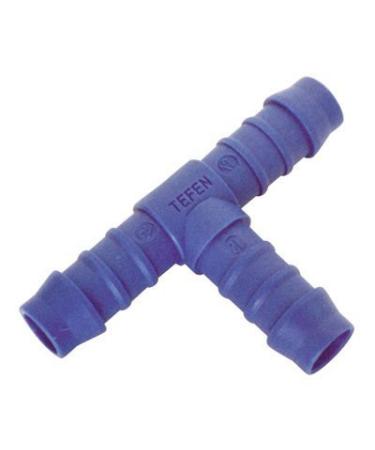 16mm 5/8" T Piece TEFEN Plastic Nylon Barbed TUBING Connector Equal Fuel Rubber Pipe Joiner Hose Inline Repair