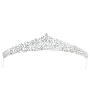 Crystals CZ Cubic Royal Wedding Tiara Crown Bridal Women Hair Accessories Jewelry CH10105