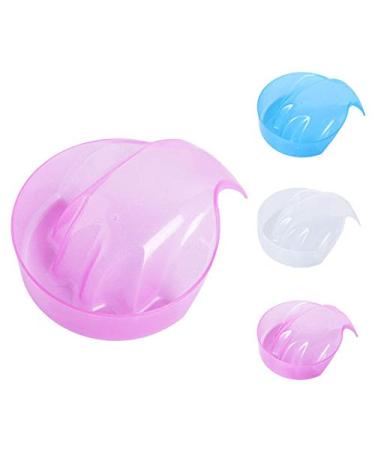 Nail Art Hand Wash Remover Soak Bowl Pro Manicure Nail Art Clean Bowl DIY Salon Nail Spa Bath Treatment Tool for Nail Shop/Home - (Color: Pink)