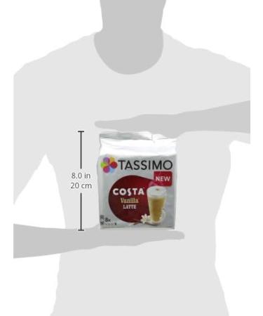  Tassimo TASSIMO Costa Vanilla Latte Coffee Pack of 16 Vanilla Pods - Buy Online on GoSupps.com