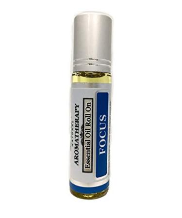 Best Focus Essential Oil Roll On 10 mL - Sponix | Enhance Concentration & Clarity - Shop Now - Buy Online on GoSupps.com