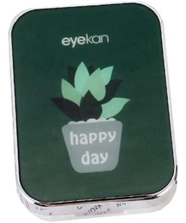 Contact lenses case contact lens container glasses contact lens box girl-heart-beauty-contact partner-box-personality-stereTe portable cartoon-shadow-lens box (color: d) (color: a)