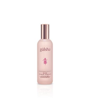 ROSE POWER ESSENCE with Rosa Damask and Hyaluronic Acid Booster for Hydration and Protection Free from Chemicals 100% Natural 100 ml/3.38 fl oz