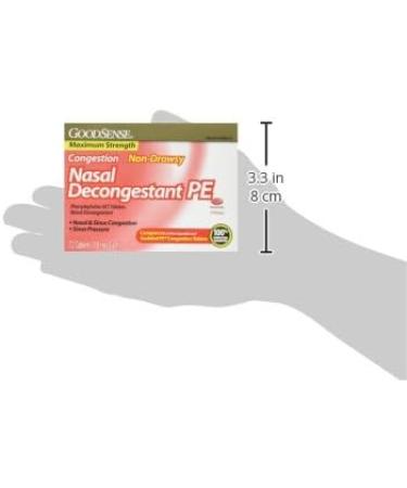 GoodSense Maximum Strength Nasal Decongestant PE 10mg - 72 Count - Buy Online on GoSupps.com