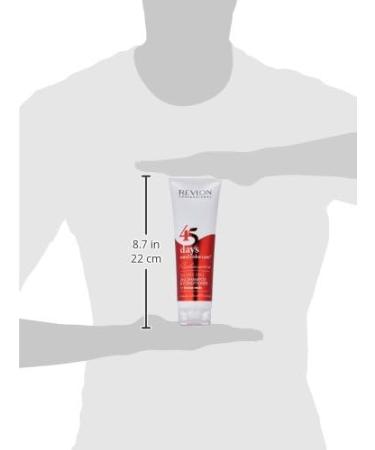 Revlon Revlonissimo 45 Days 2in1 Shampoo & Conditioner Brave Reds 275ml - Intense Color Protection - Buy Online on GoSupps.com