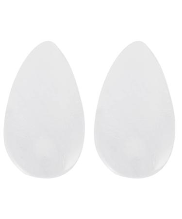 Healeved 2pcs Cover Pad Toe Silicone Transparent Swimming Sticker Activewear Pads Concealer Inserts Protector Practical Self-Adhesive Women Style Invisible Adhesive Female Parts Yoga Transparentx2pcs 9X5X0.15CMx2pcs