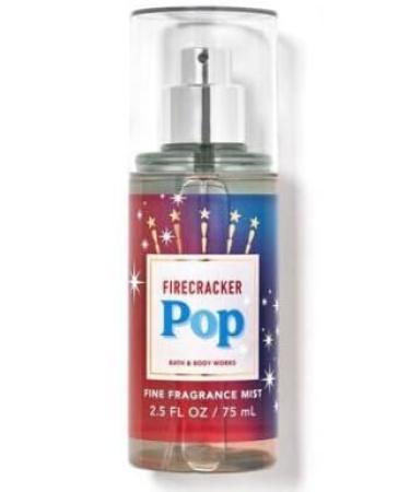 Bath & Body Works Fine Fragrance Mist Travel Size Mini Purse Spray 2.5 Ounce (Firecracker Pop) Firecracker Pop 2.5 Fl Oz (Pack of 1)
