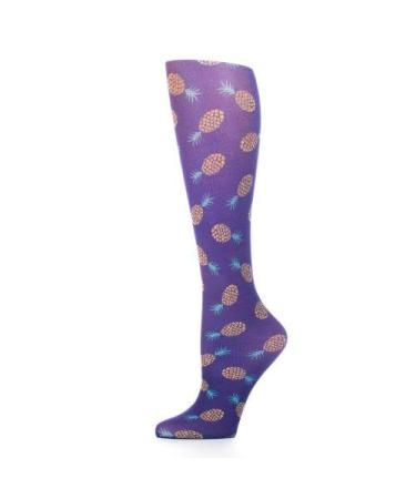 Red Moby Celeste-Stein-CMPSQ-3-2152 20-30 mmHg Compression Sock - Queen - Golden Pineapple