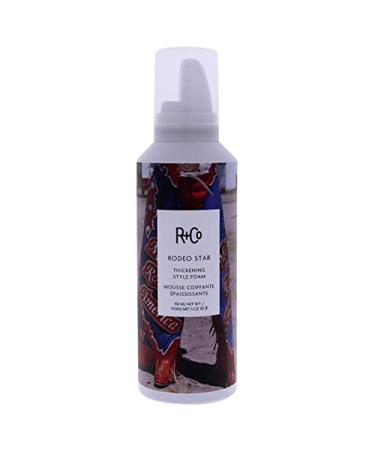 R+Co Rodeo Star Thickening Foam, Adds Dramatic Volume to Fine to Medium Hair 5 Ounce (Pack of 1)