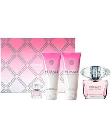 Bright Crystal for Women Gift Set - 3.0 oz EDT Spray + 3.4 oz Body Lotion + 3.4 oz Shower Gel + 0.17 oz EDT Mini