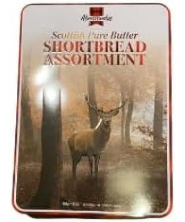 Scottish Pure Butter Shortbread Assortment 500g Tin - Traditional Scottish Biscuits (2Packs of 500g Total 1kg) - Buy Online on GoSupps.com