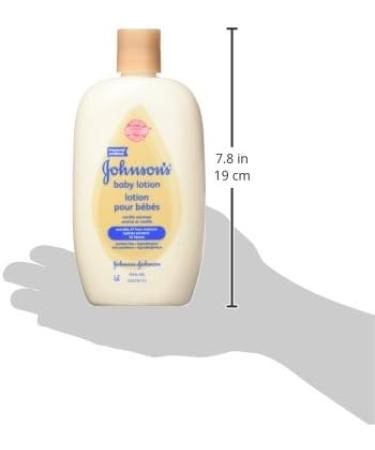 Johnson's Baby Lotion with Vanilla and Oatmeal 444ml - Buy Online on GoSupps.com