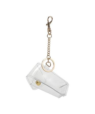 VALICLUD Keychain Holder Clear Lipstick Keychain Chapstick Keychain Clear Lipstick Carrier Case Holder Lip Balm Holder Portable Travel Lipstick Holder for Women Girls Key Fob Keychain - Buy Online on GoSupps.com