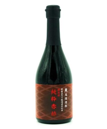 PURE RED VINEGAR 17 fl oz (Coarse filtered and brewed with acetic acid bacteria) Vinegar for EDOMAE SUSHI. Japan made.