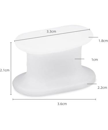Gel Toe Separators - Correct Overlapping Toes - Hallux Valgus Foot Care Tools - Buy Online on GoSupps.com