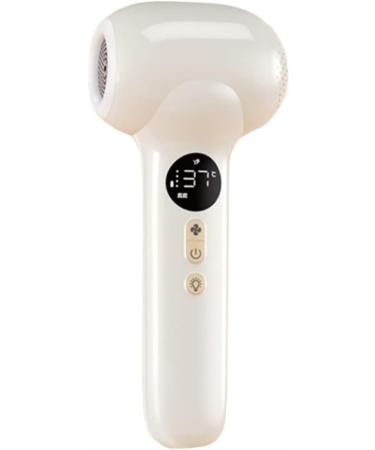 Hair Dryer Rechargeable Blow Dryer w/LED Lights & LCD Display 10000mAh Battery Powered Travel Hair Dryer for Outdoor/Indoor