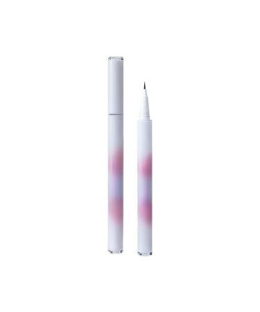 BADALO Extremely fine waterproof eyeliner ultra-thin long-lasting smudge-proof coated pen for beginner women pink eyeliner pen (Size: 2#Brown)