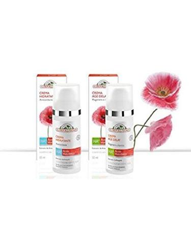 Corpore Sano SET: 1 Age Delay Cream + 1 Moisturizing Cream. Certified Bio Extract. PEG Silicone Mineral Oils and Parabens FREE. 55 ml.