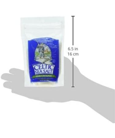 Fine Ground Celtic Sea Salt آ¼ lb - Resealable Bag | Premium Flavor & Quality - Buy Online on GoSupps.com