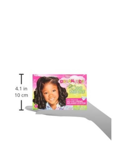African Pride Dream Kids Olive Miracle Relaxer Regular - With Olive Oil for Strong & Protected Hair - 1 Kit - Buy Online on GoSupps.com